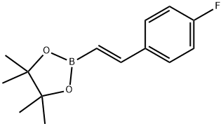 4-Fluoro-trans-beta-styrylboro Struktur