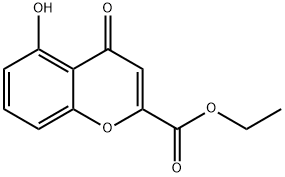 METHYL 5-HYDROXY-4-OXO-4H-CHROMENE-2-CARBOXYLATE Struktur