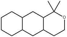 dodecahydro-1,1-dimethyl-1H-naphtho[2,3-c]pyran Struktur