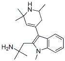 2-(2-Amino-2-methylpropyl)-1-methyl-3-(2,6,6-trimethyl-1,2,3,6-tetrahydropyridin-4-yl)-1H-indole Struktur