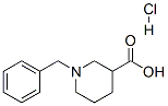 1-BENZYLPIPERIDINE-3-CARBOXYLIC ACID HYDROCHLORIDE Struktur