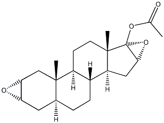 2A,3A,16A,17A-ジエポキシ-17B-アセトキシ-5A-アンドロスタン