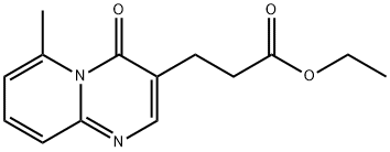 6-Methyl-4-oxo-4H-pyrido[1,2-a]pyrimidine-3-propanoic acid ethyl ester Struktur