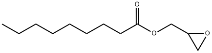 Nonanoic acid oxiranylmethyl ester Struktur