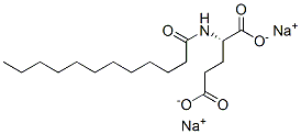 N-(1-OXODODECYL)-GLUTAMICACID,DISODIUMSALT Struktur