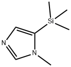 5-[(TRIMETHYLSILYL)]-1-METHYLIMIDAZOLE Struktur