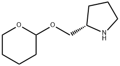 Pyrrolidine, 2-[[(tetrahydro-2H-pyran-2-yl)oxy]methyl]-, (2S)- (9CI) Struktur