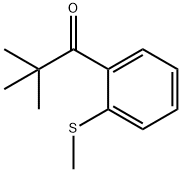 2,2-DIMETHYL-2'-THIOMETHYLPROPIOPHENONE Struktur