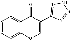 3-(1H-TETRAZOL-5-YL)-4H-CHROMEN-4-ONE Struktur