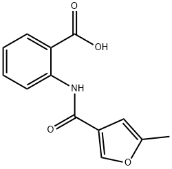 Benzoic acid, 2-[[(5-methyl-3-furanyl)carbonyl]amino]- (9CI) Struktur