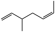 (5Z)-3-Methyl-1,5-heptadiene Struktur