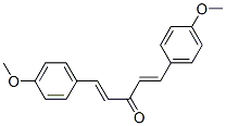 BIS(4-METHOXYBENZYLIDENE)ACETONE Struktur