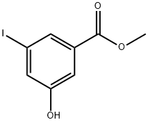 Methyl3-hydroxy-5-iodobenzoate Struktur