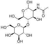 2-ACETAMIDO-2-DEOXY-4-O-BETA-D-GALACTOPYRANOSYL-D-MANNOPYRANOSE Struktur