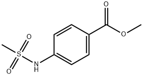 4-METHYLSULPHONAMINOBENZOIC ACID METHYL ESTER Struktur