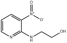 2-({3-nitro-2-pyridinyl}amino)ethanol Struktur