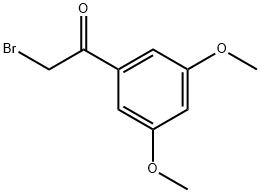 2-BROMO-1-(3,5-DIMETHOXYPHENYL)ETHANONE Struktur