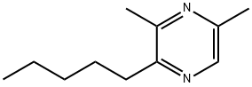 Pyrazine, 3,5-dimethyl-2-pentyl- (9CI) Struktur