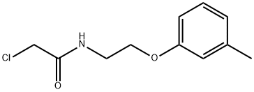 2-CHLORO-N-[2-(3-METHYLPHENOXY)ETHYL]ACETAMIDE Struktur