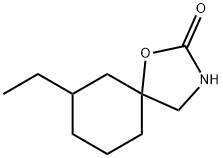 1-Oxa-3-azaspiro[4.5]decan-2-one,7-ethyl-(7CI,8CI) Struktur