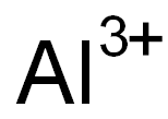 aluminum(+3) cation Struktur