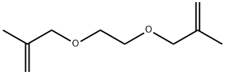 3,3'-[1,2-ethanediylbis(oxy)]bis[2-methylpropene] Struktur