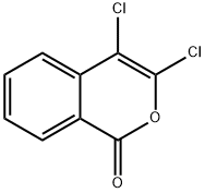 3,4-二氯-2-苯并吡喃-1-酮, 51050-59-0, 結構式