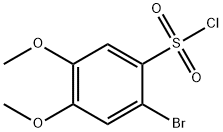 2-BROMO-4,5-DIMETHOXY-BENZENESULFONYL CHLORIDE Struktur