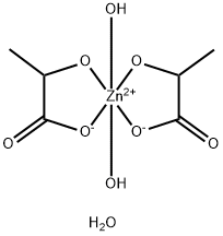 ZINC LACTATE TRIHYDRATE Struktur