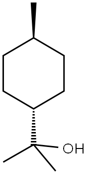 TRANS-2-(4-METHYLCYCLOHEXYL)ISOPROPANOL Struktur