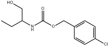 ETHYL-1-(HYDROXYMETHYL)PROPYLCARBAMATE Struktur