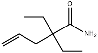 2,2-ジエチル-4-ペンテンアミド 化學(xué)構(gòu)造式