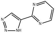 Pyrimidine, 2-(1H-1,2,3-triazol-4-yl)- (9CI) Struktur