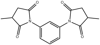 1,1'-(1,3-phenylene)bis[3-methylpyrrolidine-2,5-dione] Struktur