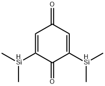 2,5-Cyclohexadiene-1,4-dione, 2,6-bis(dimethylsilyl)- (9CI) Struktur