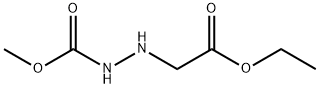 Hydrazinecarboxylic  acid,  2-(2-ethoxy-2-oxoethyl)-,  methyl  ester Struktur