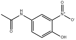 N-(4-hydroxy-3-nitrophenyl)acetamide Struktur