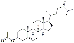 24-METHYLENE CHOLESTEROL ACETATE Struktur