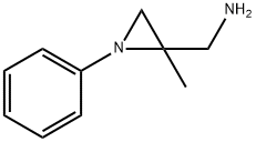 2-Aziridinemethanamine,  2-methyl-1-phenyl- Struktur