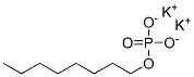 Phosphoric acid, octyl ester, potassium salt Struktur