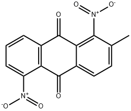 1,5-Dinitro-2-methyl-9,10-anthraquinone Struktur