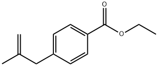 4-(2-METHYL-ALLYL)-BENZOIC ACID ETHYL ESTER Struktur