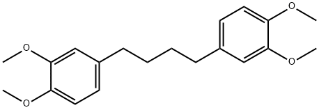 1,4-BIS(3,4-DIMETHOXYPHENYL)BUTANE Struktur