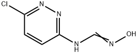 N-(6-CHLOROPYRIDAZIN-3-YL)-N'-HYDROXYIMINOFORMAMIDE Struktur