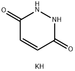 1,2-dihydropyridazine-3,6-dione, potassium salt Struktur