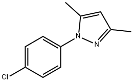 1-(4-CHLOROPHENYL)-3,5-DIMETHYL-1H-PYRAZOLE Struktur