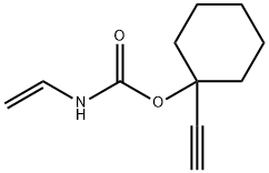 Carbamic acid, ethenyl-, 1-ethynylcyclohexyl ester (9CI) Struktur