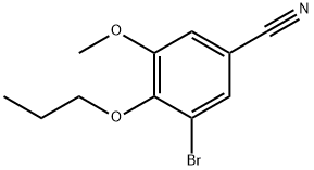 3-BROMO-5-METHOXY-4-PROPOXYBENZONITRILE price.