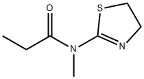 Propanamide,  N-(4,5-dihydro-2-thiazolyl)-N-methyl- Struktur