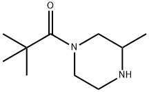 Piperazine, 1-(2,2-dimethyl-1-oxopropyl)-3-methyl- (9CI) Struktur